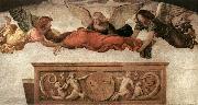 LUINI, Bernardino St Catherine Carried to her Tomb by Angels asg oil painting reproduction